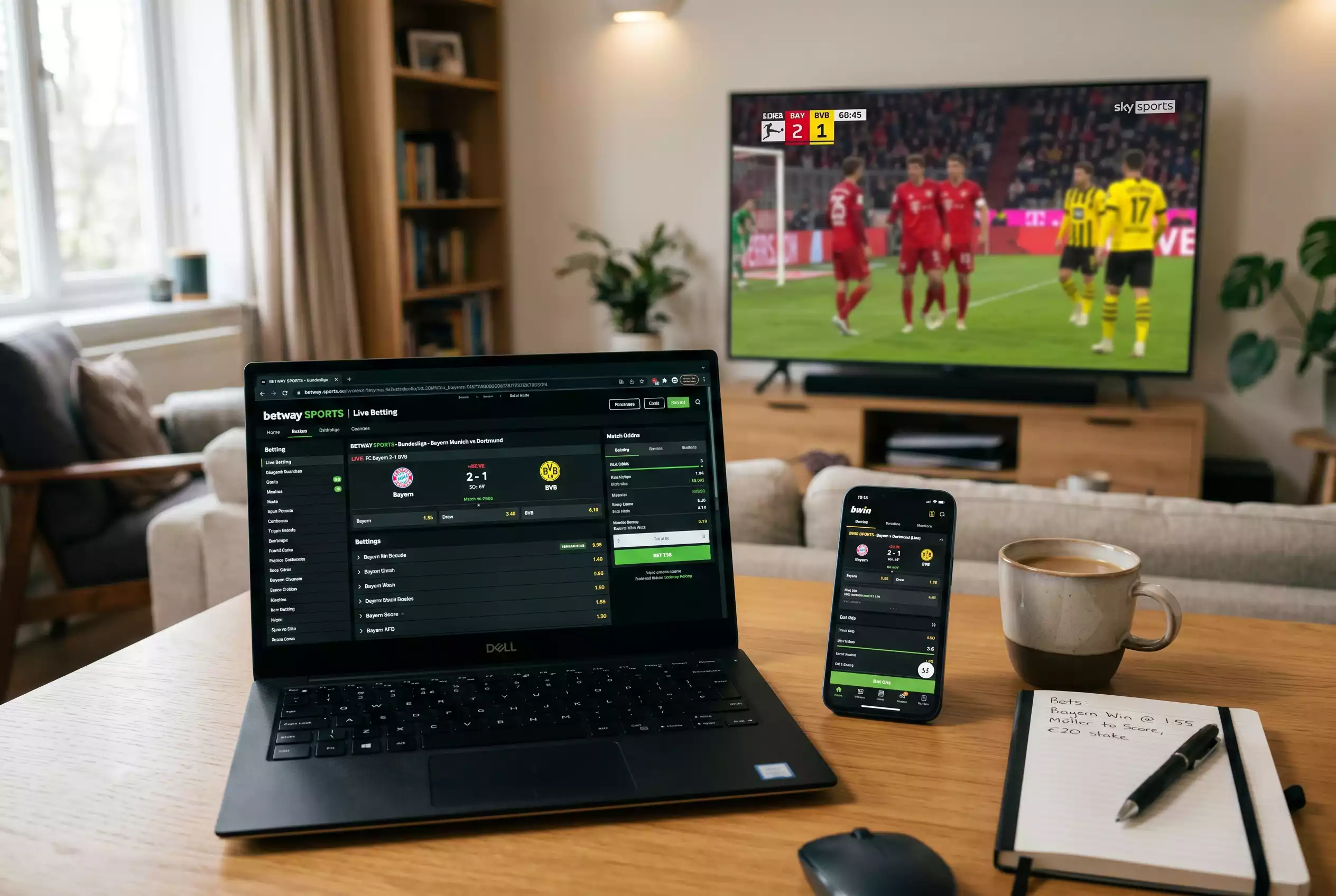 Comparativa de casas de apuestas con licencia DGOJ para la Bundesliga